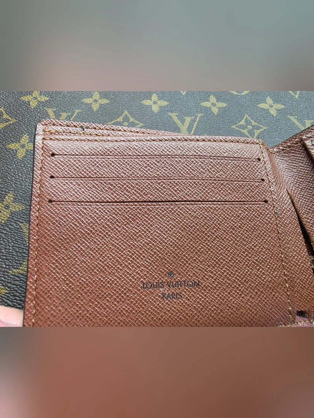 Louis Vuitton Multiple Wallet Monogram Canvas Bifold Wallet - Brown/Gold